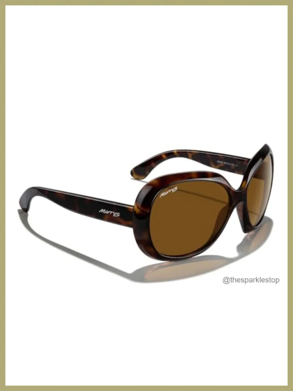 Oversized Polarized Retro Butterfly Sunglasses for Women UV400